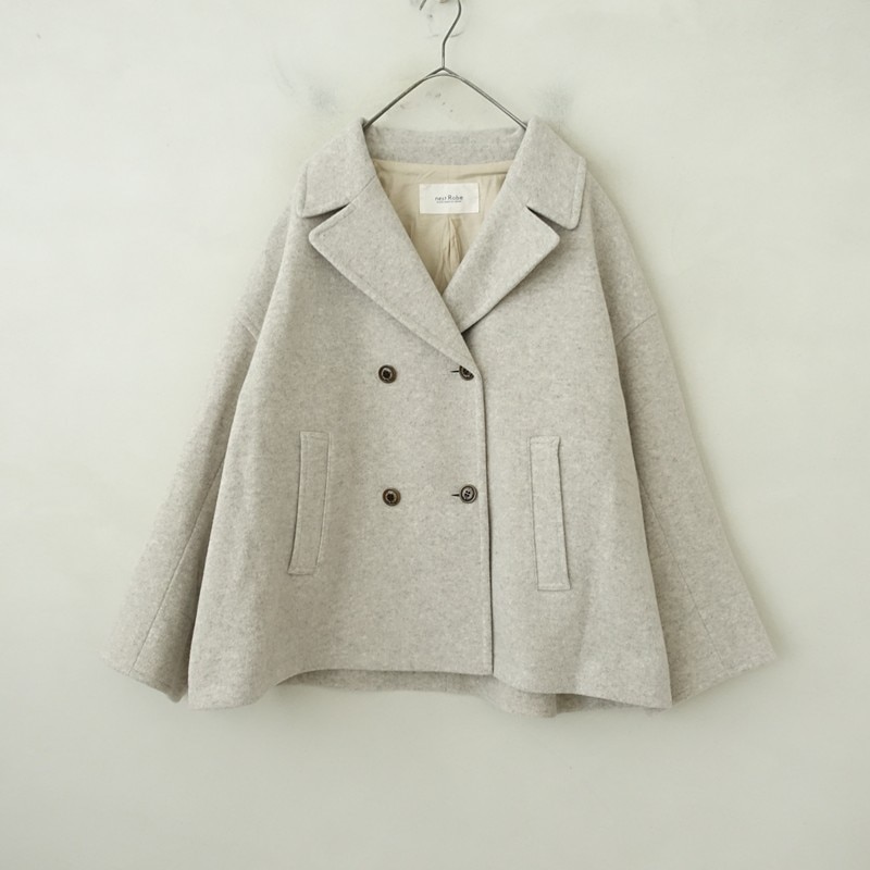 美品/2024AW/定価6.9万】ネストローブ nest Robe ウールカシミヤP