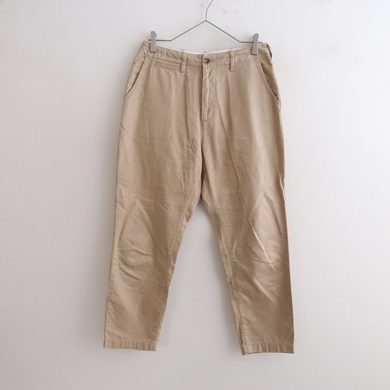 中川政七商店 ウール麻ツイードゆったりパンツ (2-2511-163)【60L52