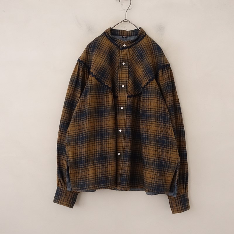 m512 45R フォーティーファイブアール 長袖 ブラウス m512 45R フォーティーファイブアール 長袖 ブラウス