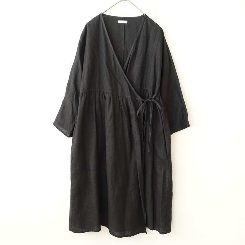 フォグリネンワーク fog linen work リネンカシュクールワンピース (2