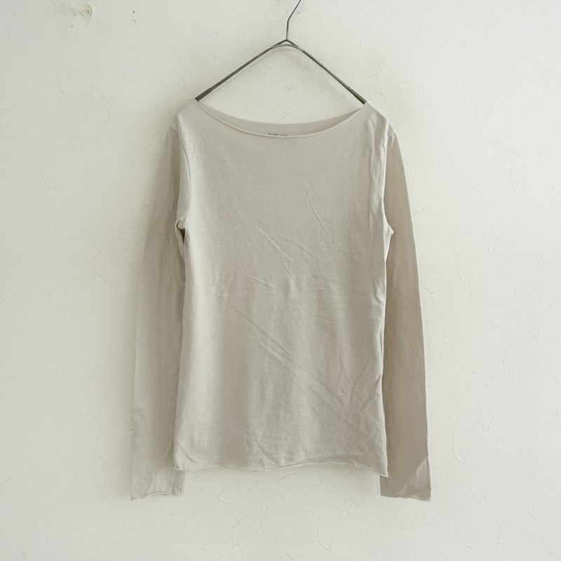 ��2025AW/����/���1.4���ۥ������२���� evam eva Cotton cut&sew boat neck pullover ���åȥ���  1 (1-2511-58)��60L52��