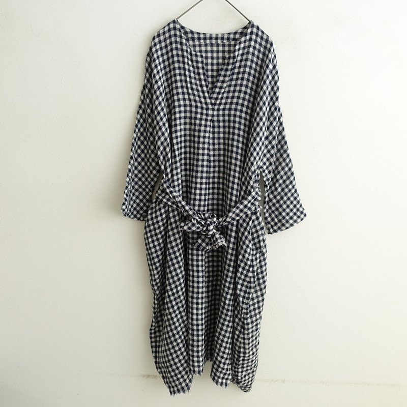 ダニエラグレジス DANIELA GREGIS ギンガムチェックウールガーゼ