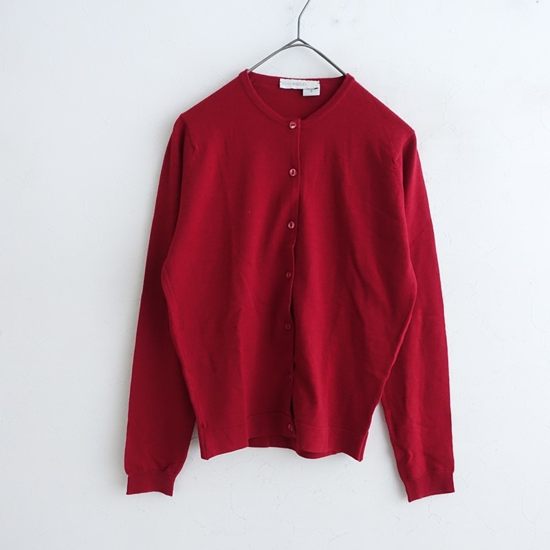ジョンスメドレー JOHN SMEDLEY ウールニットクルーネックカーディガン