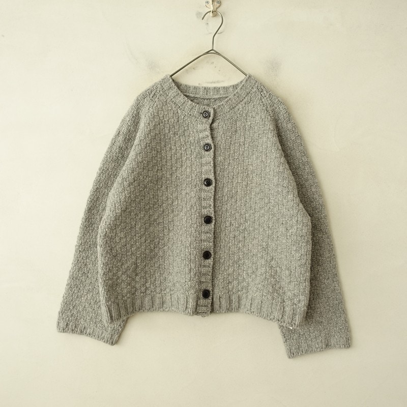 定価2.8万】ネストローブ nest Robe Wool Tweed Knit Cardigan
