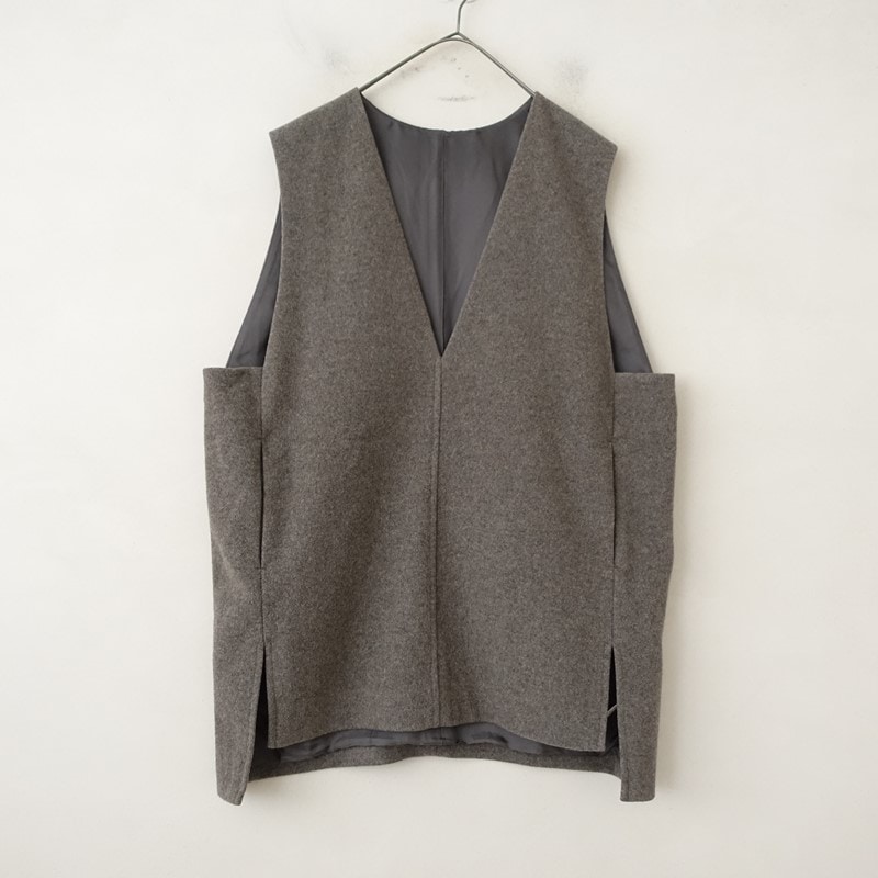 定価3.1万】ネストローブ nest Robe ウールカシミヤフリースVネック