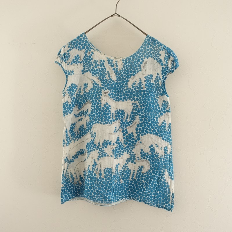 ミナペルホネン mina perhonen oasis ブラウス - (25-2511-379)【31L52