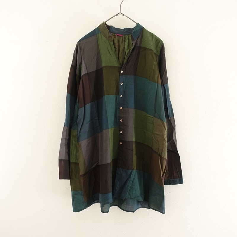 パラスパレスイト Pal'las Palace ito コットンボックスチェックロング