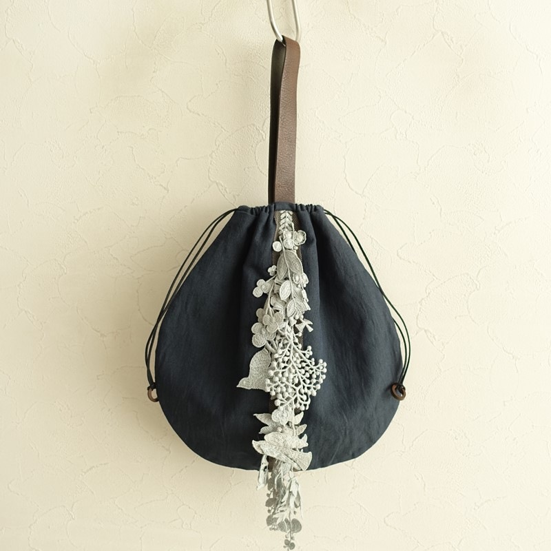 未使用/定価1.8万】ミナペルホネン mina perhonen pear bag forest