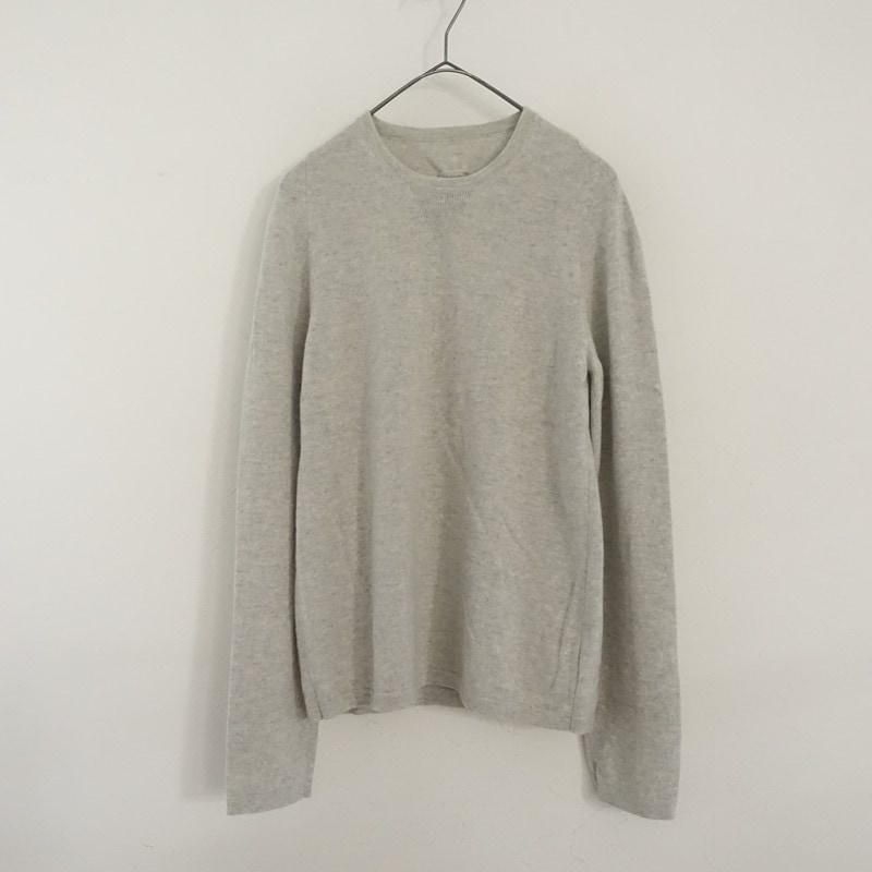 ユリパーク YURI+PARK カシミヤクルーネックニットプルオーバー - (1