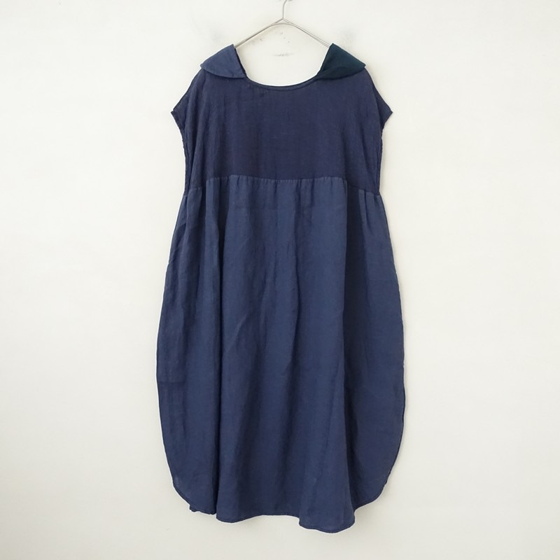 ダニエラグレジス DANIELA GREGIS リネン切替フレンチスリーブ