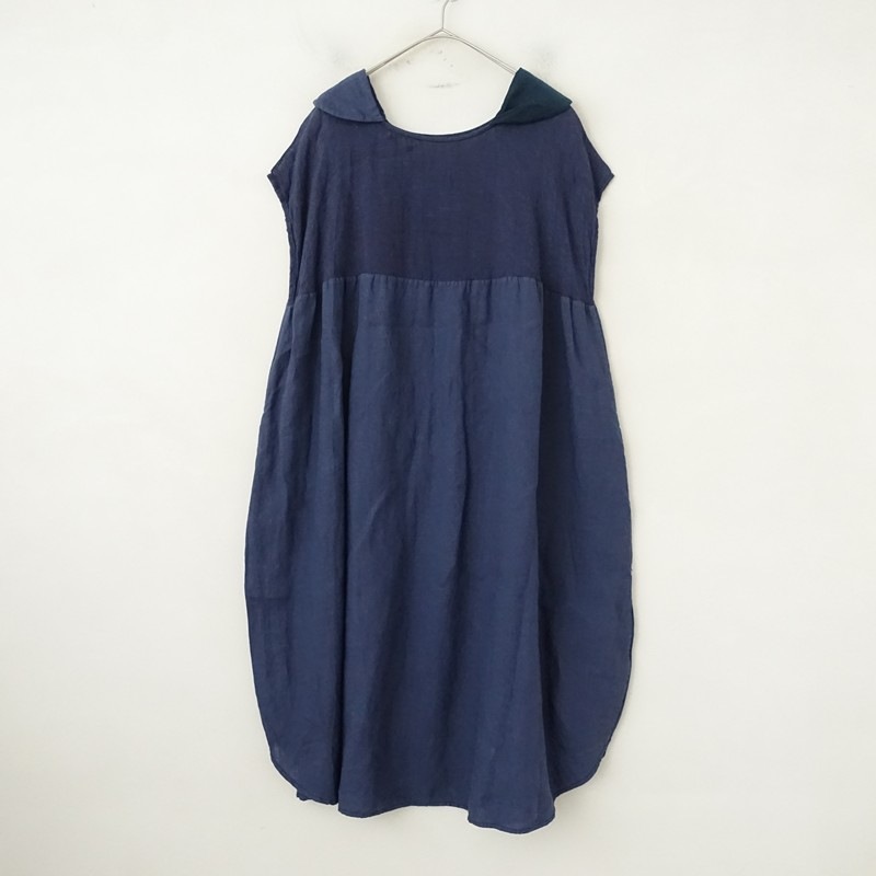 ダニエラグレジス DANIELA GREGIS リネン切替フレンチスリーブ