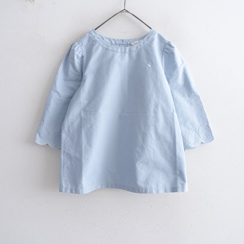 ミナペルホネン *sleeping rose バックボタンブラウス　正規品 ミナペルホネン *sleeping rose バックボタンブラウス 正規品