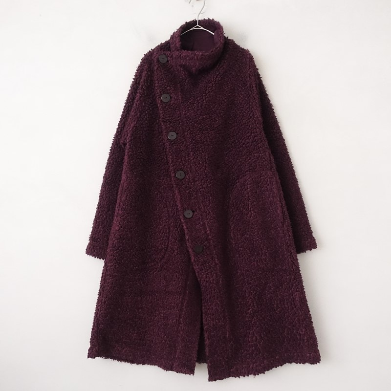 ヨーガンレール JURGEN LEHL コットンウールループニットロングコート