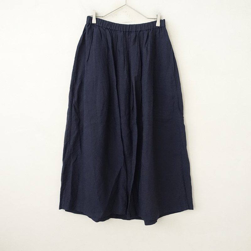 美品】ミーターイー miiThaaii リネンギャザーロングスカート (sk33