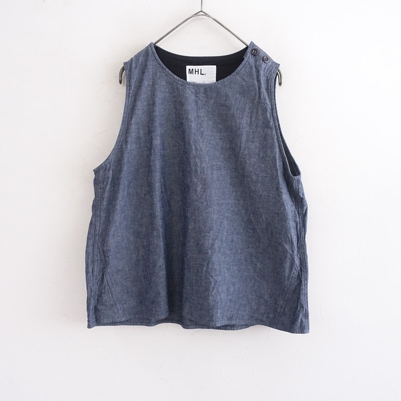 �����2.2���ۥޡ�����åȥϥ����� MHL. DENIM CANVAS SHIRT �����Х������  2 (1-2511-523)��42L52��