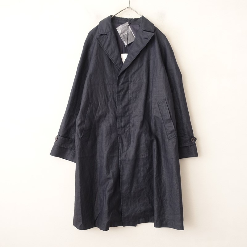 定価8.4万】サイ Scye チンツリネンロングコート 36 (kjk1-2511-567