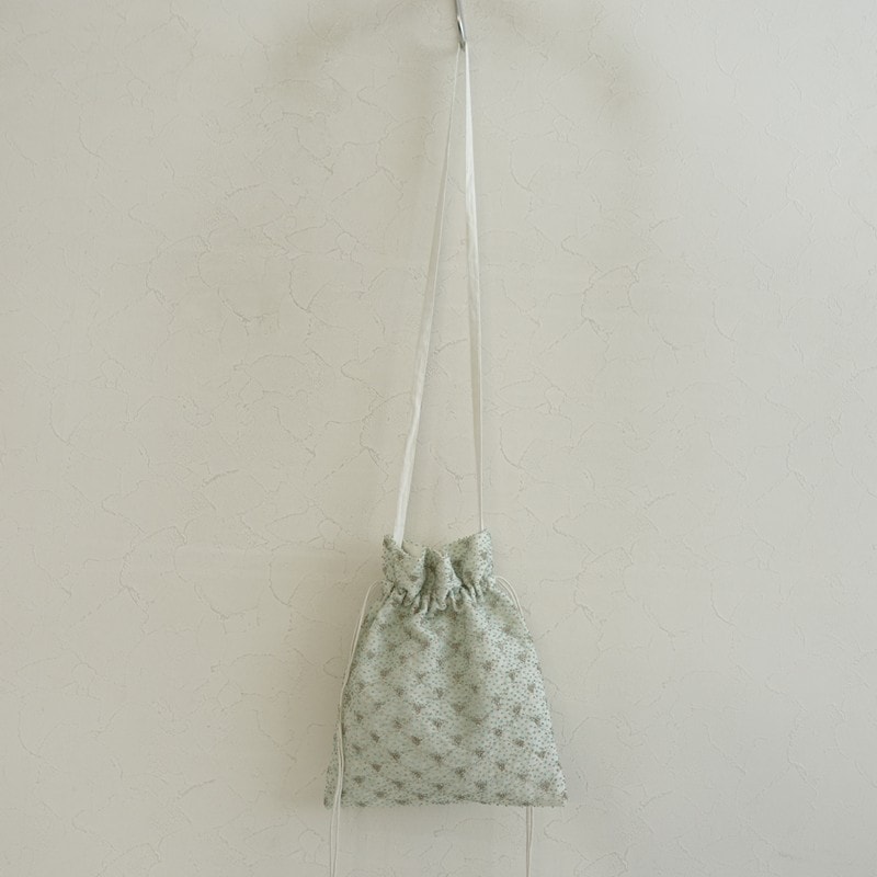 定価1.2万】ブノン BUNON embroidery drawstring shoulder bag (ba7