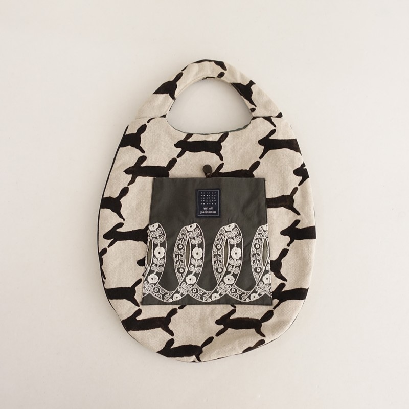 ミナペルホネン mina perhonen ballade×woolly ball laivabag バッグ