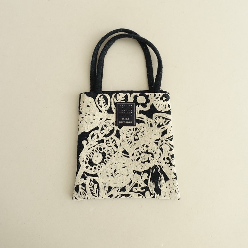 美品】ミナペルホネン mina perhonen flower nest トートバッグ (ba84