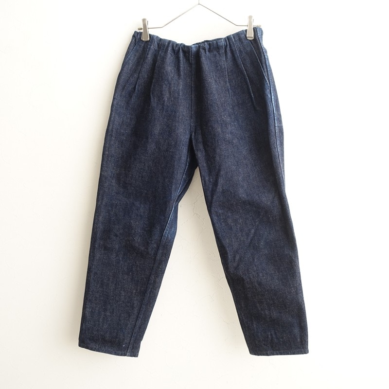 定価2.7万】 えみおわす デニムタックパンツ (33-2512-51)【92L52