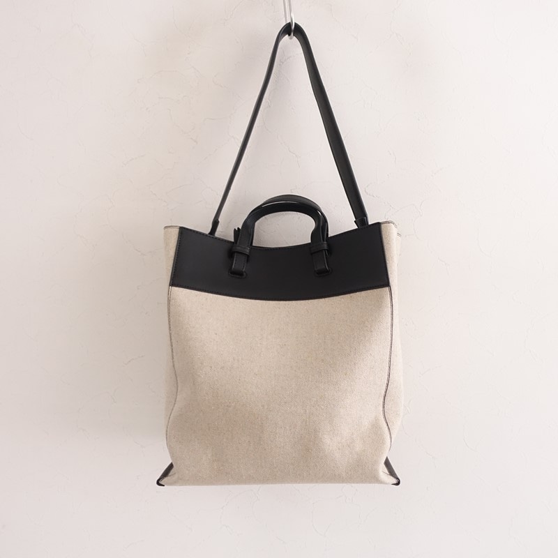 M.U.L  リネンバッグ  未使用 リネンのトートバッグ Natural | mikke