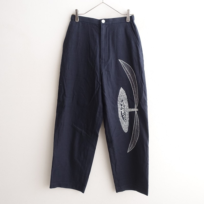 ミナペルホネン mina perhonen sky birdコットンシルクギャザーシャツ