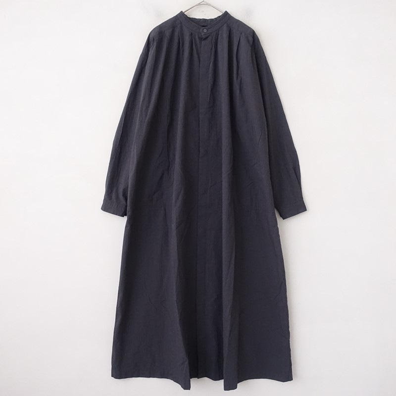 えみおわす シャツ ワンピース ゆったりシルエット ネイビー 系 えみ