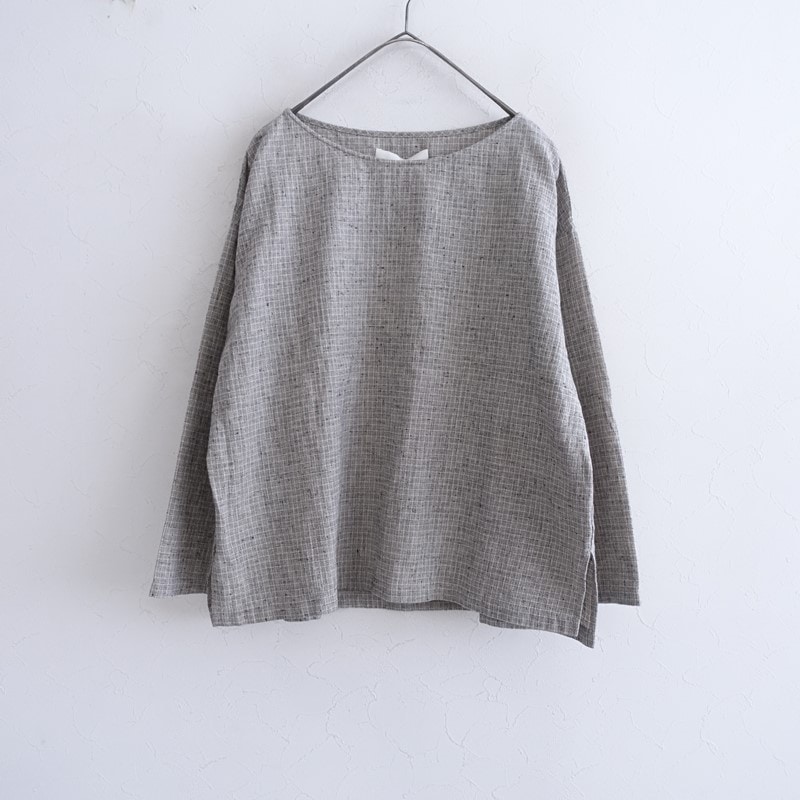 ��2025AW/����̤����/���2.4���ۥ������२���� evam eva Cotton voile pullover �֥饦��  M (1-2512-159)��50A62��