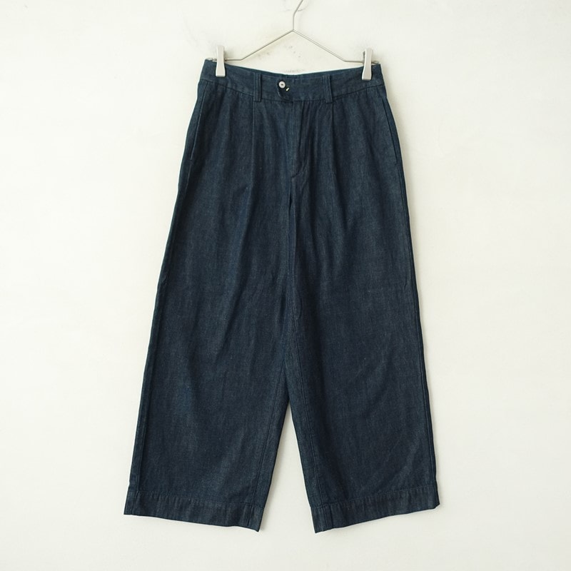 パラスパレスダンガリーパンツ パラスパレスイト Pal'las Palace ito コットンダンガリータックワイド