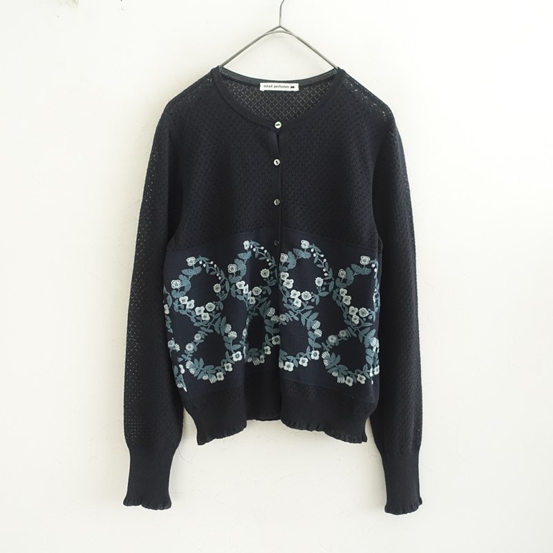 2024SS/定価8.3万】ミナペルホネン mina perhonen flower crownニット