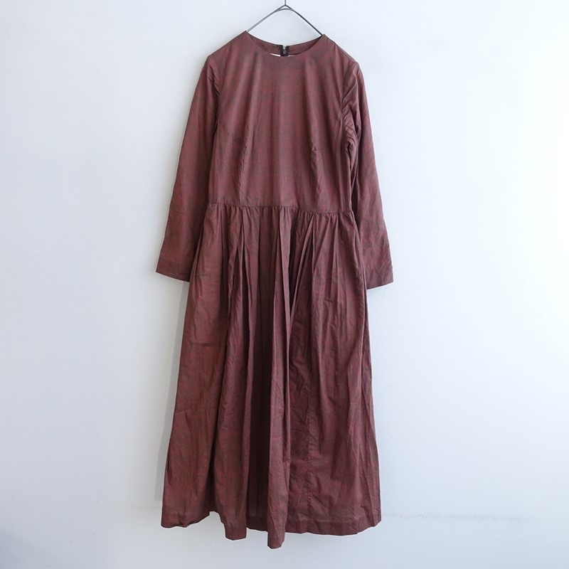 定価4.6万】ヤエカライト YAECA WRITE STRAWBERRY MEADOW TUCK DRESS