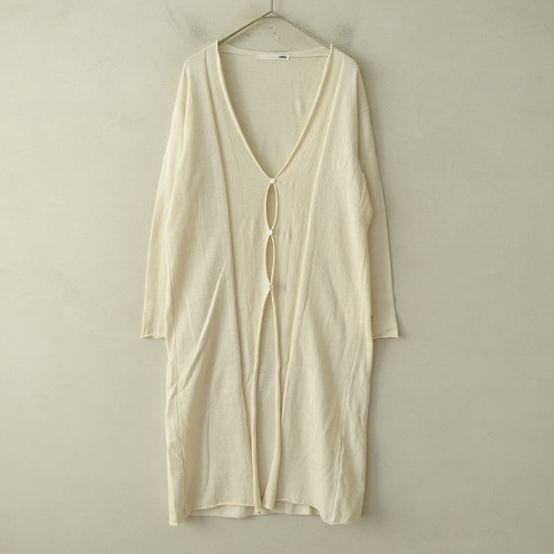 定価2.3万】エヴァムエヴァ evam eva ロングニットカーディガン M (1