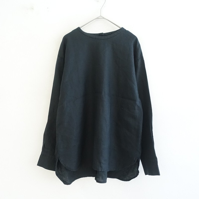2024SS/定価1.5万】かぐれ kagure リネンクルーネックプルオーバー F 2024SS/定価1.5万】かぐれ kagure リネンクルーネックプルオーバー F