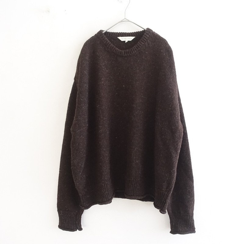 ��2024AW/���5.8���ۥ饤�ȥ���ɥɥ��� WRIGHT&DOYLE Roll hem wool knit ������˥åȥץ륪���С�  1 (k1-2512-306)��21A62��