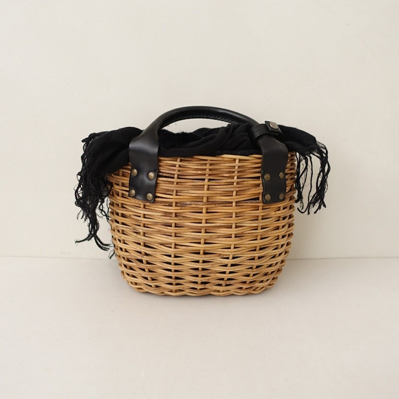 美品】エバゴス ebagos 15 Anniversary かごバッグ (ba10-2512-122