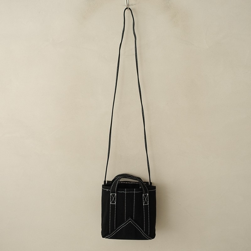 美品/定価4.2万】エバゴス ebagos キャンバス カゴ袋ショルダー (ba10