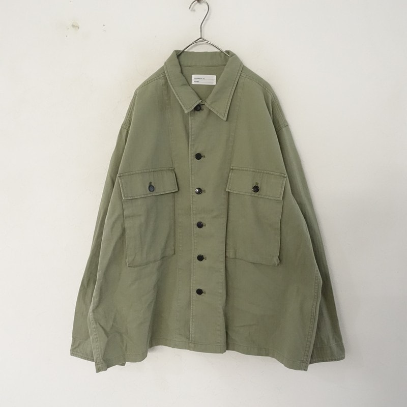 新品 chimala M43 HBT WIDE JACKET ユニセックス 美品/定価3.9万】チマラ chimala M43 HBT WIDE JACKET M (kjk27-2512