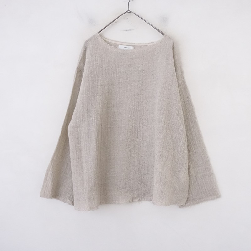 ��2024AW�ۥ����塼 ARGUE wool gauze pulover  FREE (2-2512-448)��91A62��
