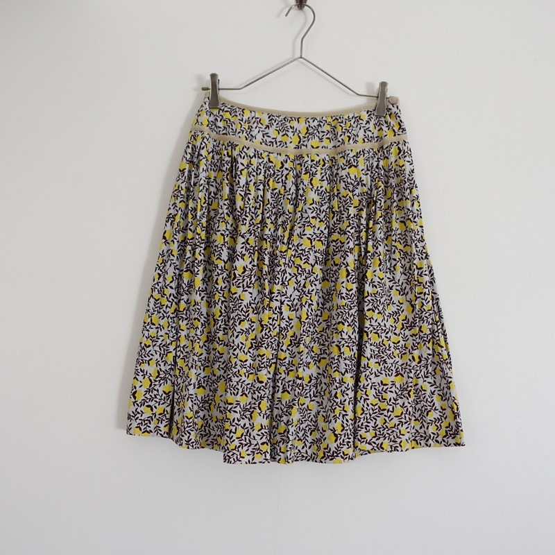 ミナペルホネン mina perhonen tarte メッシュ刺繍スカート 36 (sk33