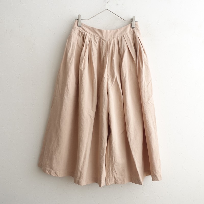 美品✨ミナペルホネン chiaro プリーツパンツ ロング ガウチョ mina perhonen(ボトムス)