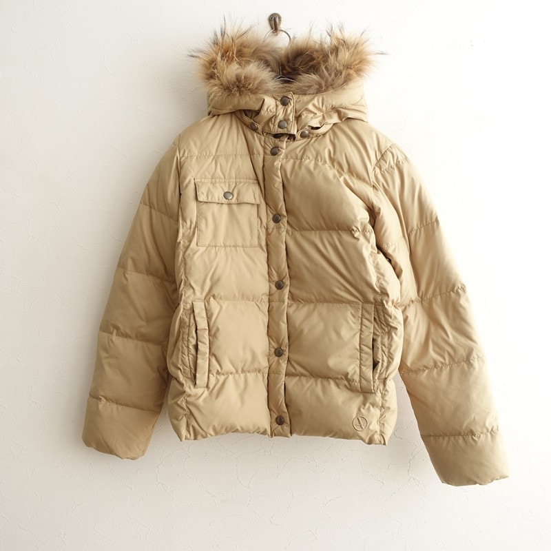 美品】ミナペルホネン mina perhonen forest village フード付きダウン