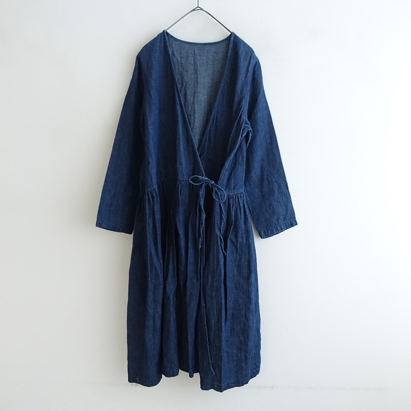 ネストローブ nest Robe インディゴリネンデニムカシュクール