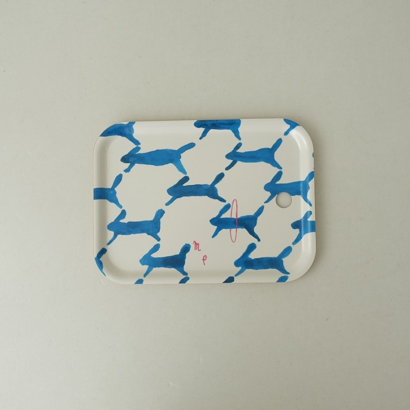 ミナペルホネン mina perhonen run run run トレイ 小 (ac30-2512-187