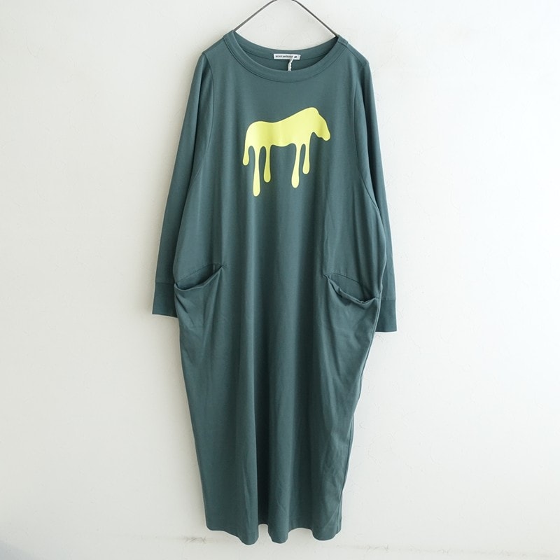 未使用/定価3万】ミナペルホネン mina perhonen liquideプリントロング