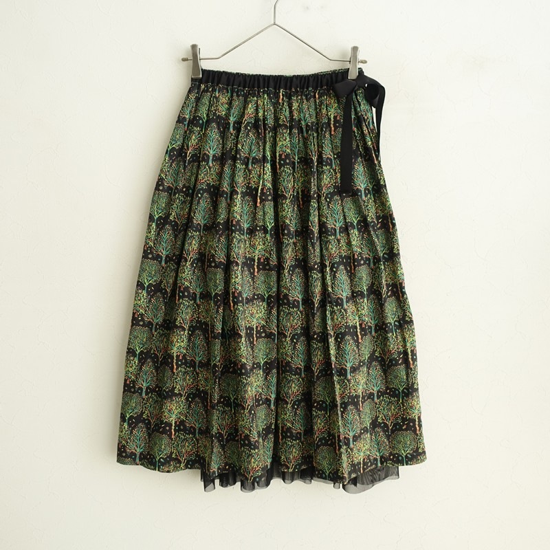 大垰文子 リバティチュールスカート ザ・アーティスツツリー (sk33