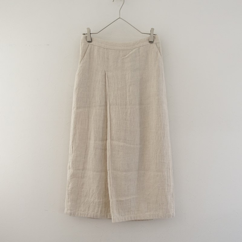 evam eva リネンスカート evameva (エヴァムエヴァ) linen skirt / リネンスカート