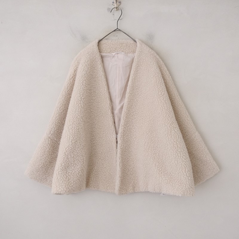 �ȥ����塼 TOUJOURS BOA shawl jacket �ܥ����硼�른�㥱�å�  F (jjk1-2601-3)��92A62��