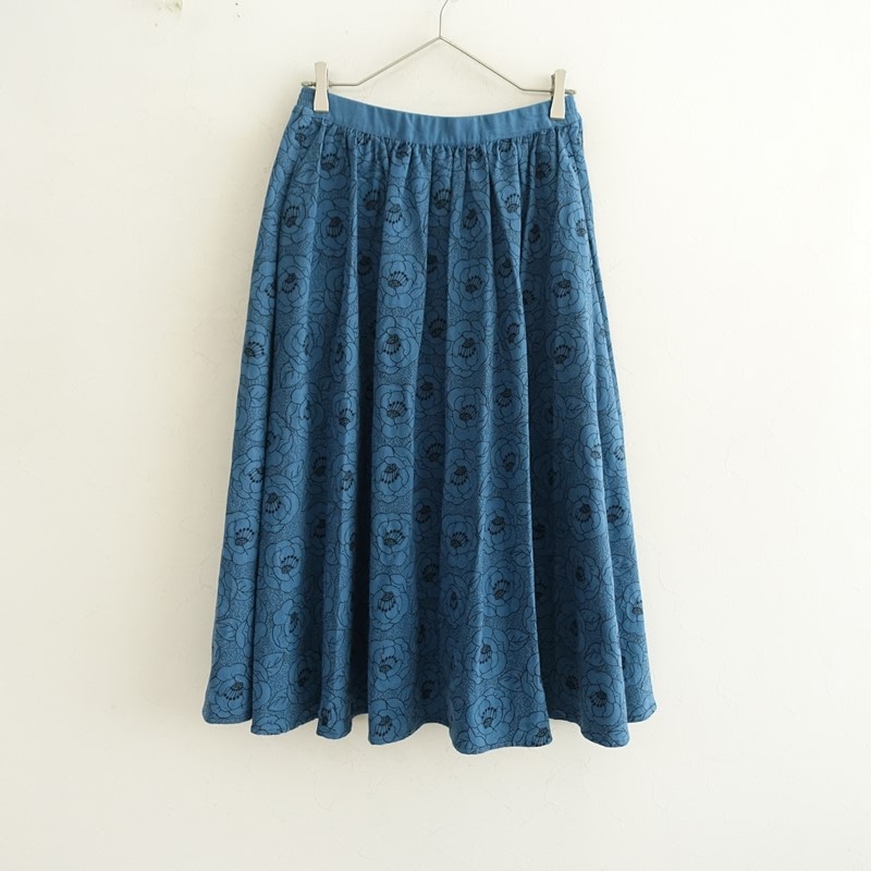 マーブルシュッド marble SUD EMB sasanqua フレアスカート - (sk1