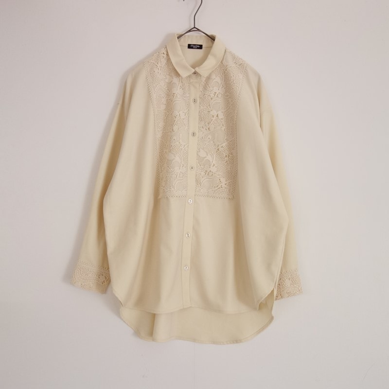 美品】マーブルシュッド marble SUD リスLaceドッキングチュニック