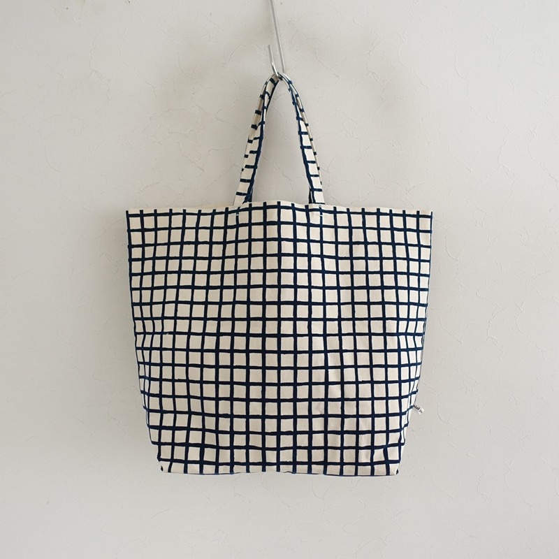 ミナペルホネン mina perhonen lattice トートバッグ 大 (ba31-2512